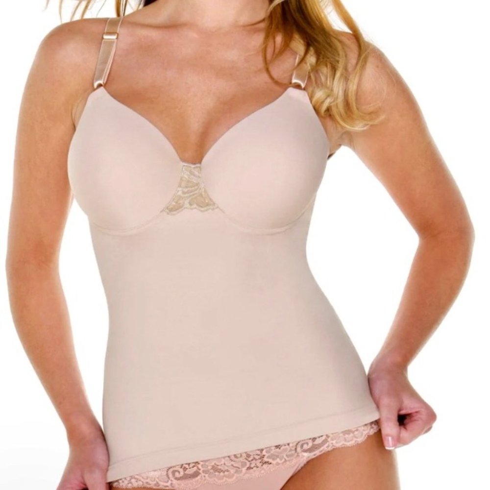 Shapeez Nude Unbelievabra Ultimate Smooth Body Shaper Bra Medium D